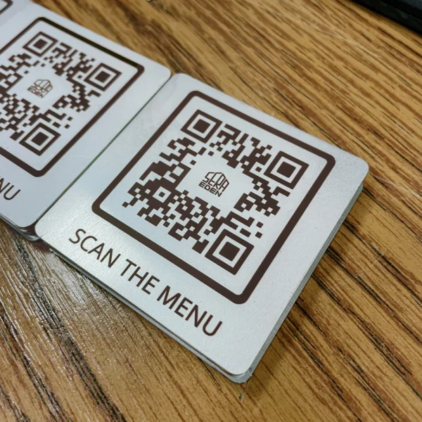 Placuta QR Inox Gravata Laser - Image 2